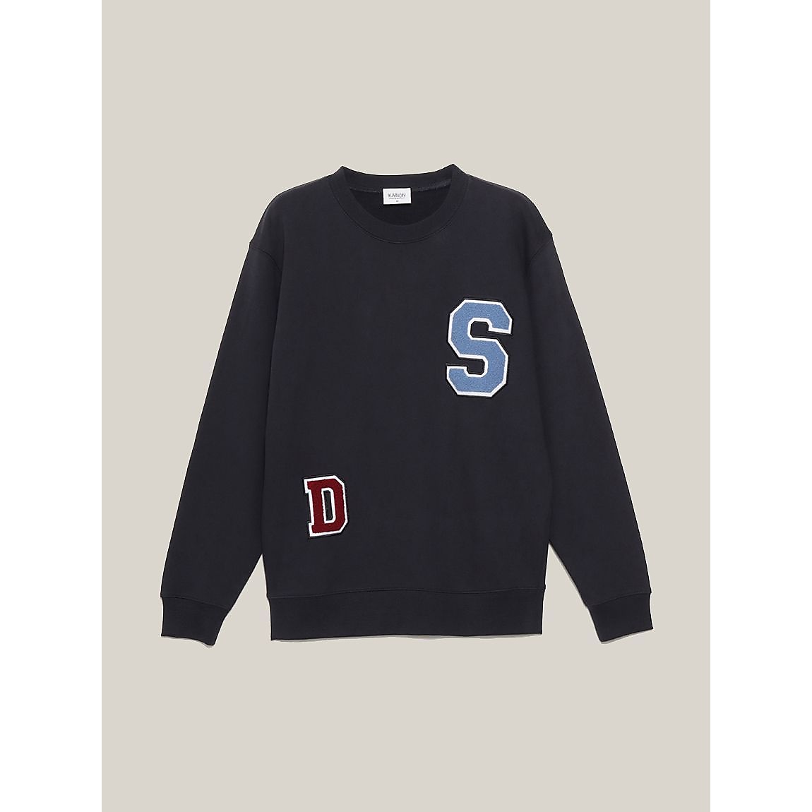 ワッペンスウェット クルーネック