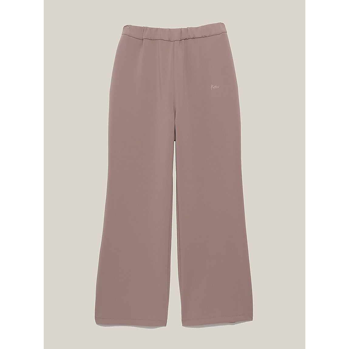 アクアスーティング ワイドフレアパンツ