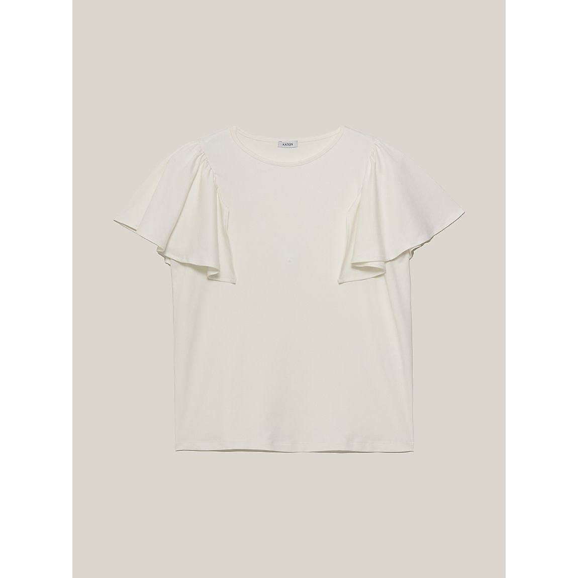 コットンタッチベア ダブルフリルTシャツ