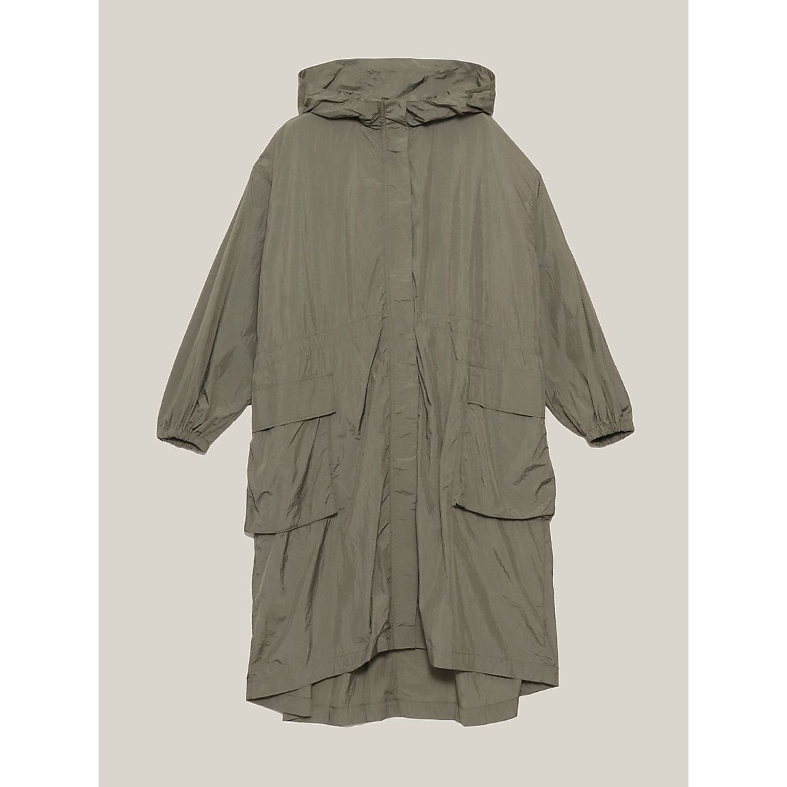 ストーンナイロン ロングコート