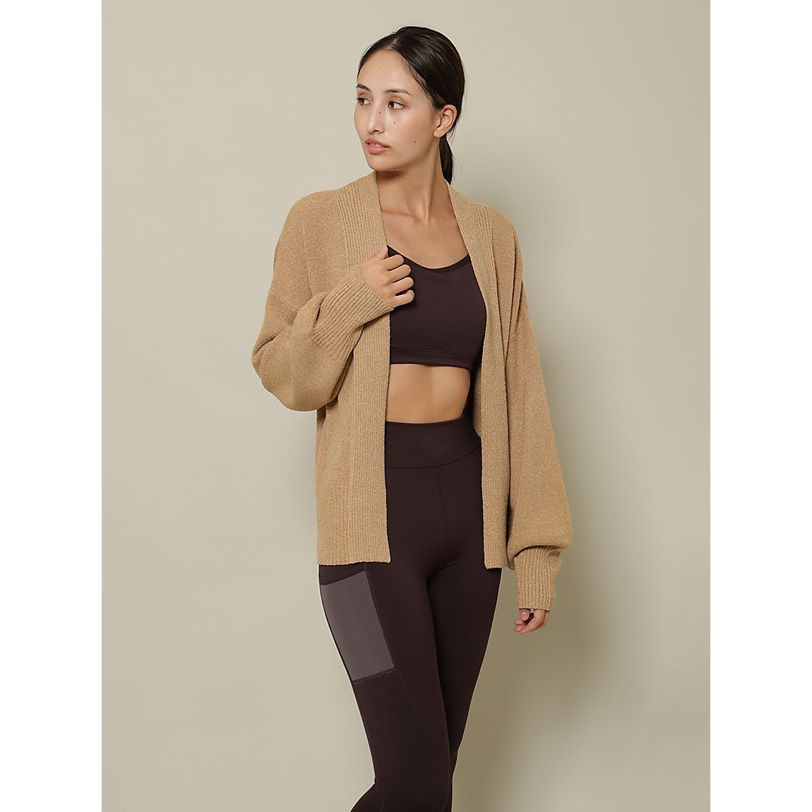 ニットブークレ リラクシングカーディガン