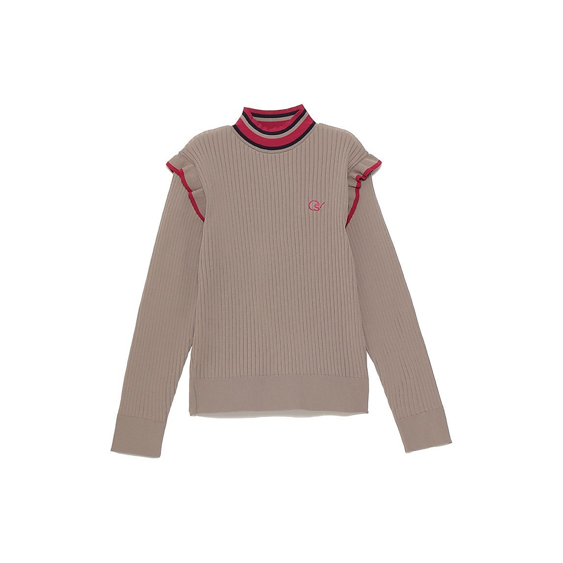 アクティブニットシリーズ フリルリブハイネック LADIES