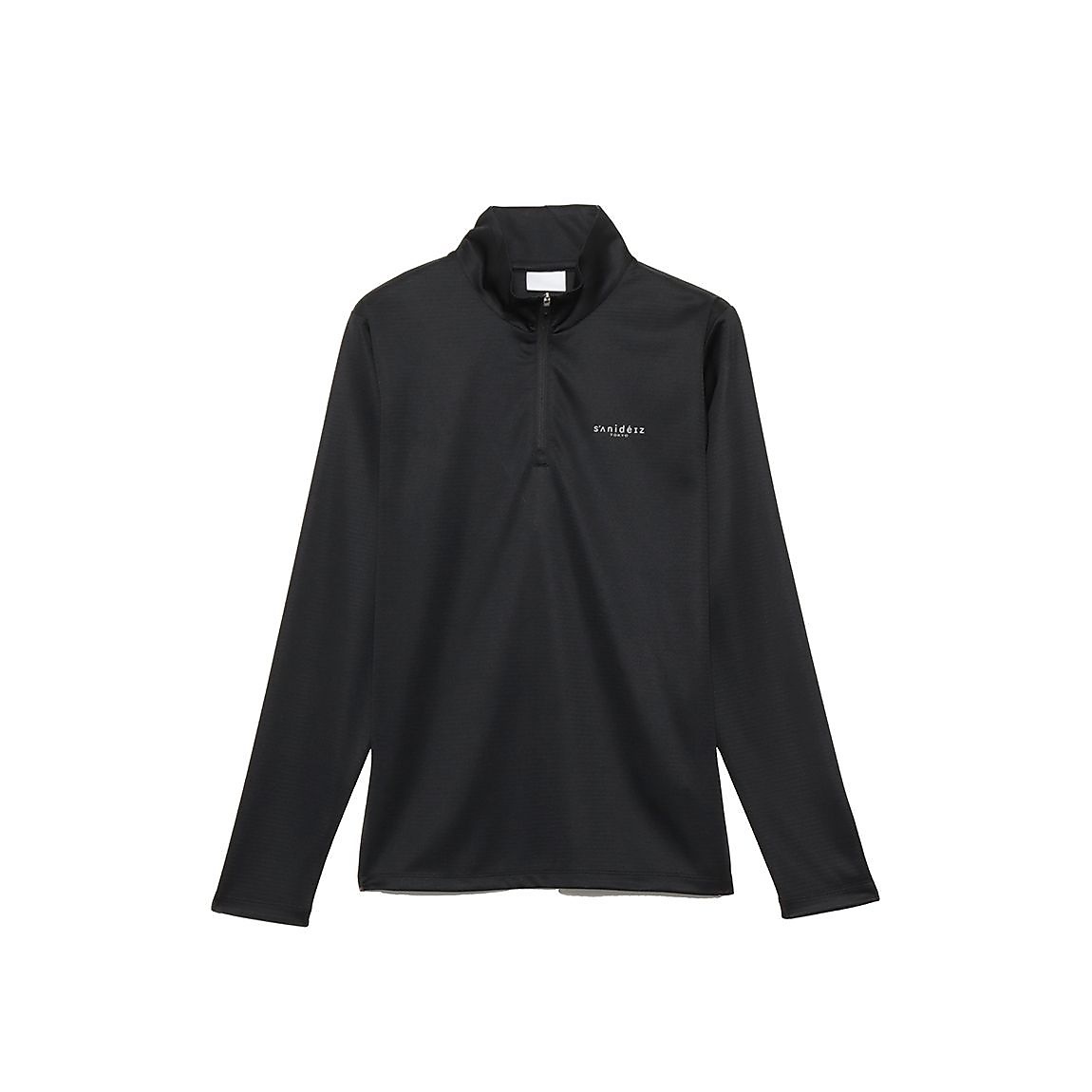 ハニカムドライスムース ハーフジップ長袖TシャツLADIES