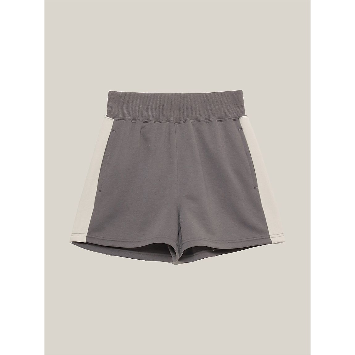 ミリオンドライ裏パイル起毛スエット パイピングショートパンツLADIES