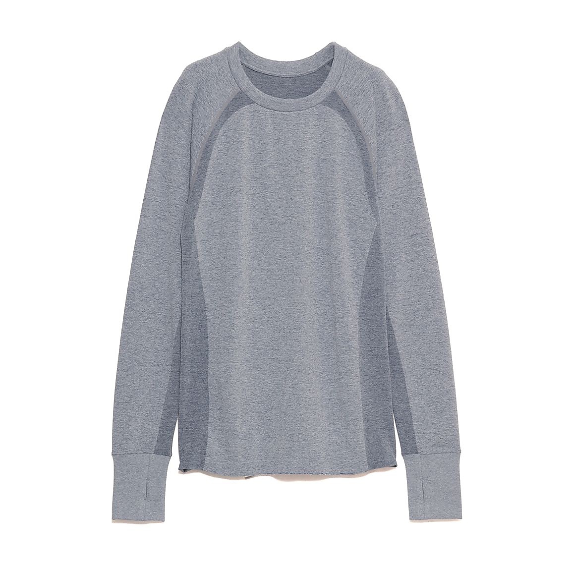 杢成型 クルーネック長袖Tシャツ MENS