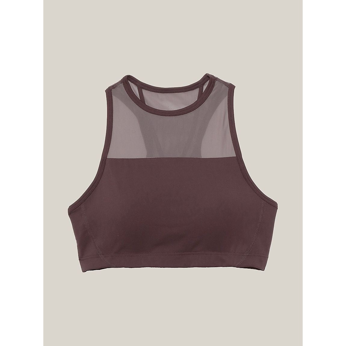 ナイロンスパンライトサポート ブラトップクロップトメッシュ