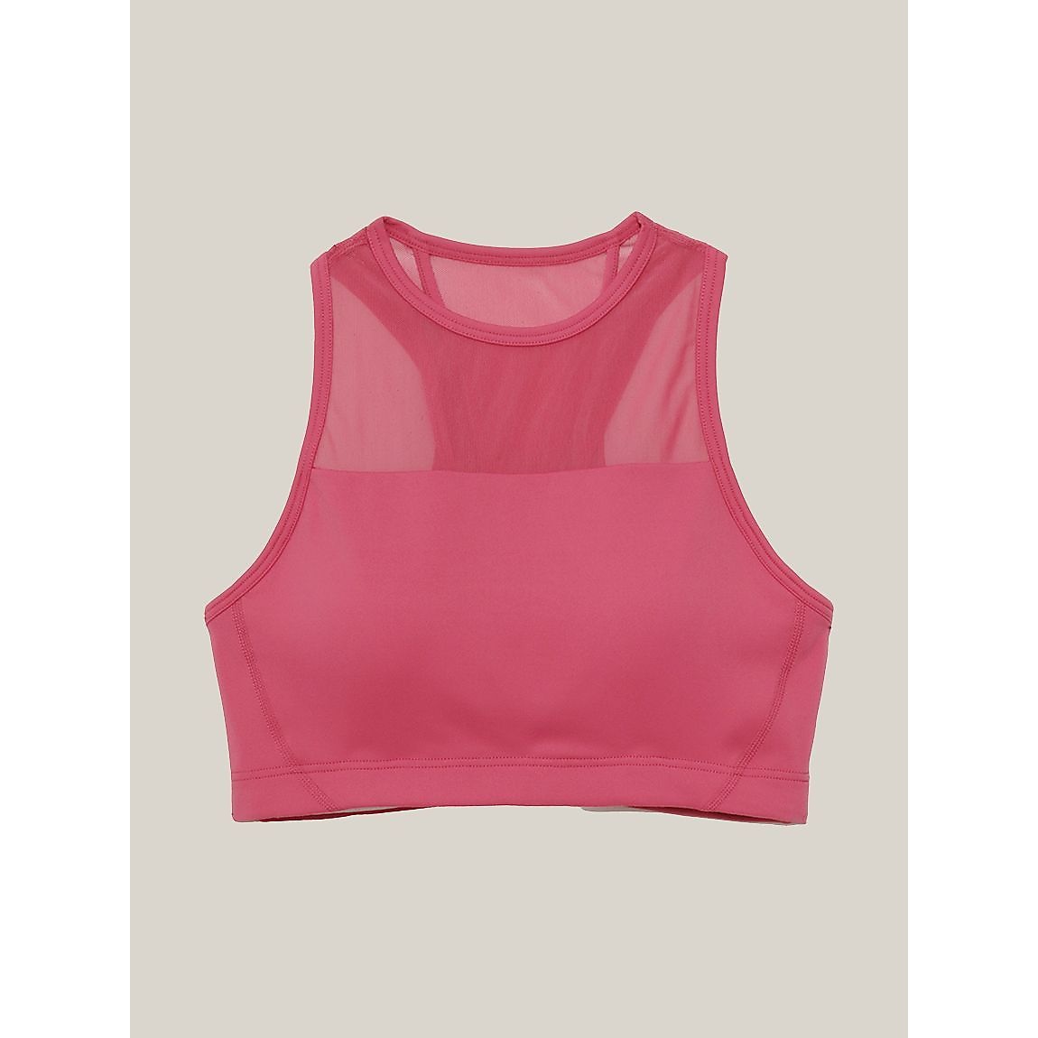 ナイロンスパンライトサポート ブラトップクロップトメッシュ