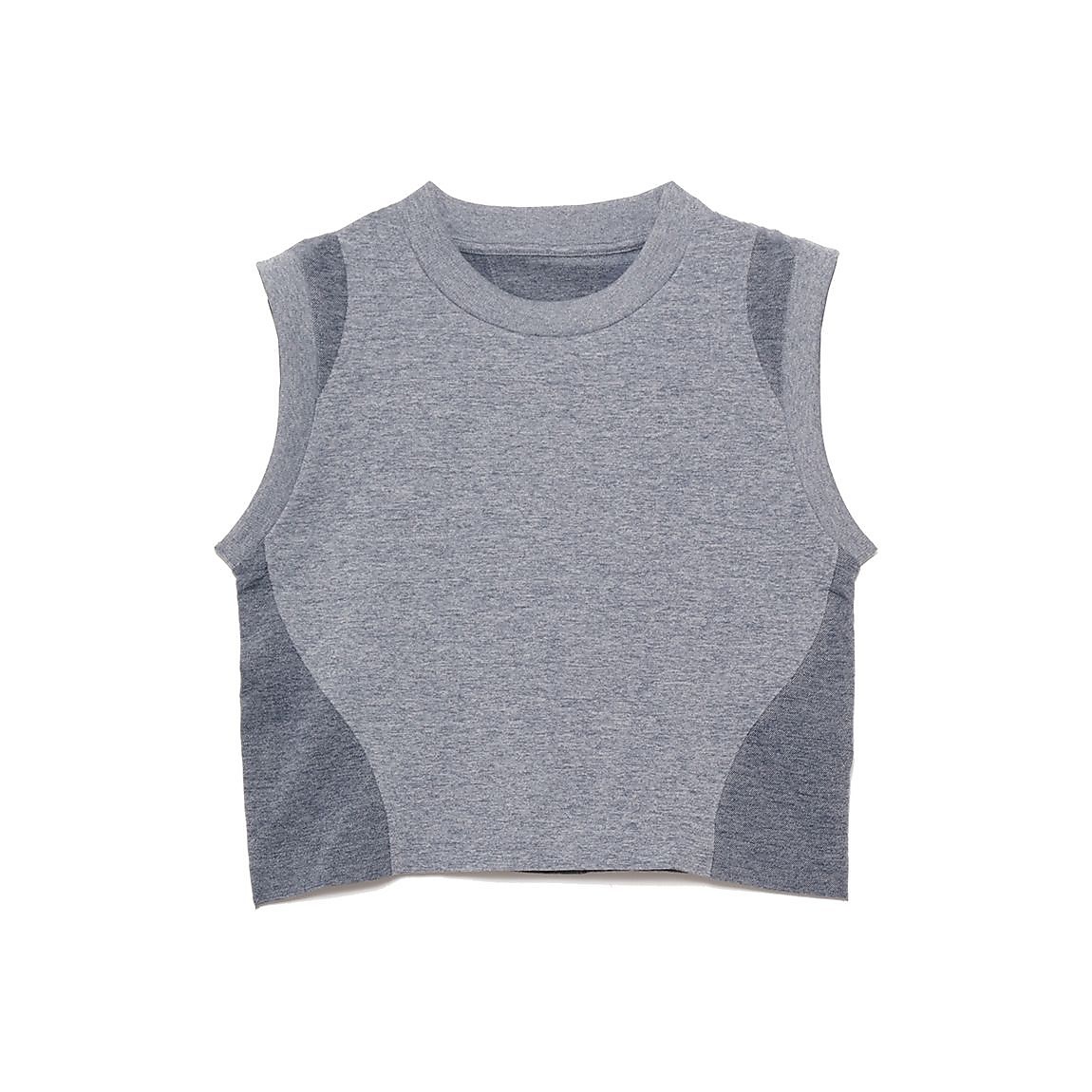 杢成型 クロップトタンクトップLADIES