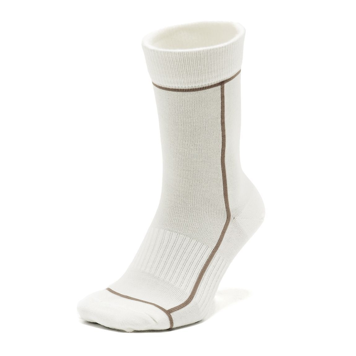 スーパーファインメリノウール 足底サポート付ソックス：ミドル