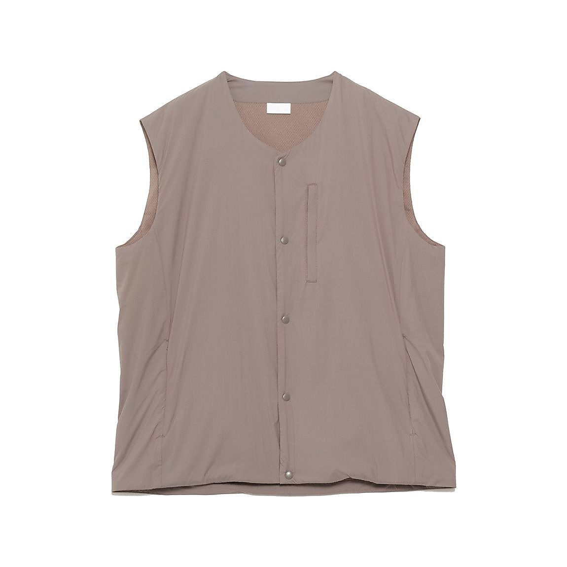 トリニティエアリー ノーカラーベストMENS