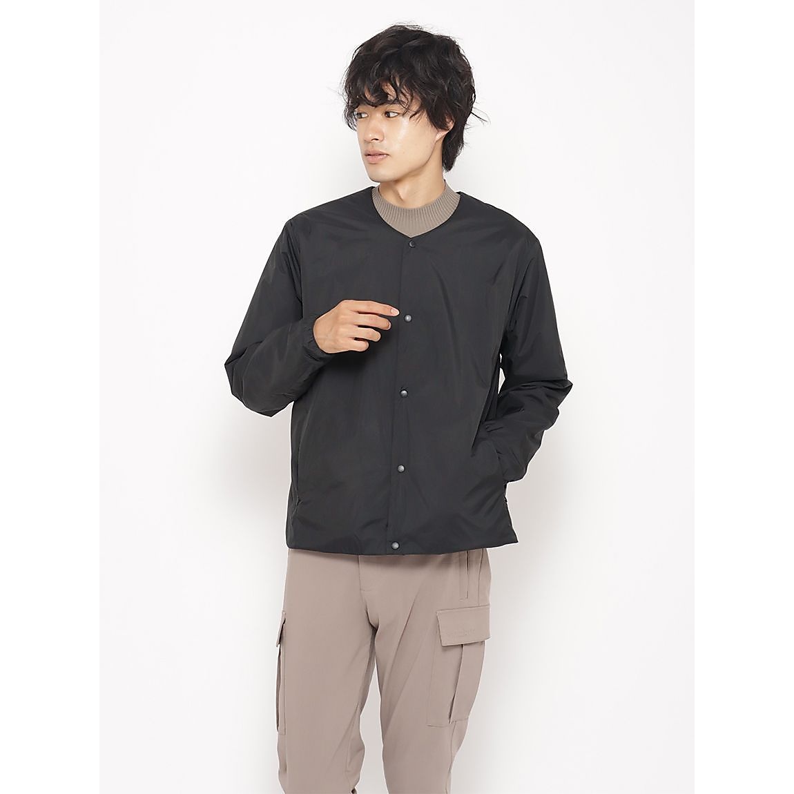 トリニティエアリー ノーカラージャケットUNISEX