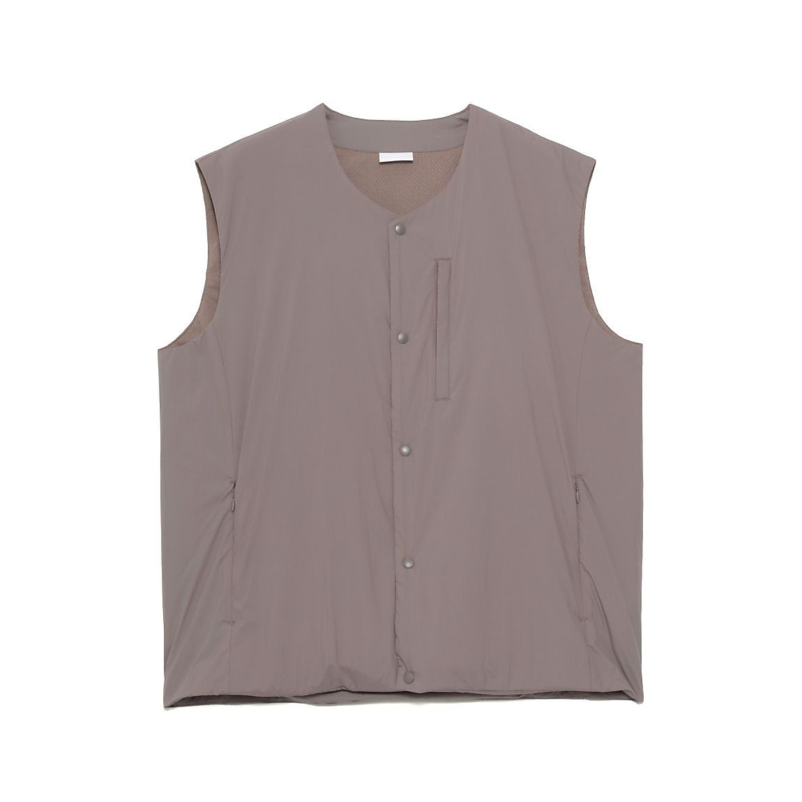 トリニティエアリー ノーカラーベストMENS