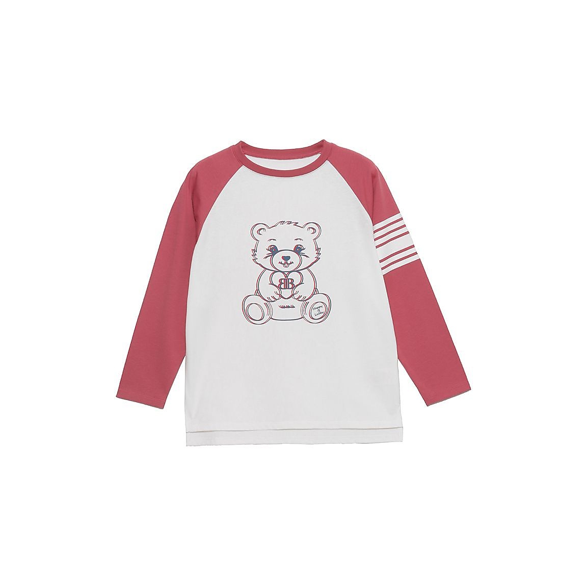 「BERRY BEAR」シリーズ プリントラグランTシャツ JUNIOR