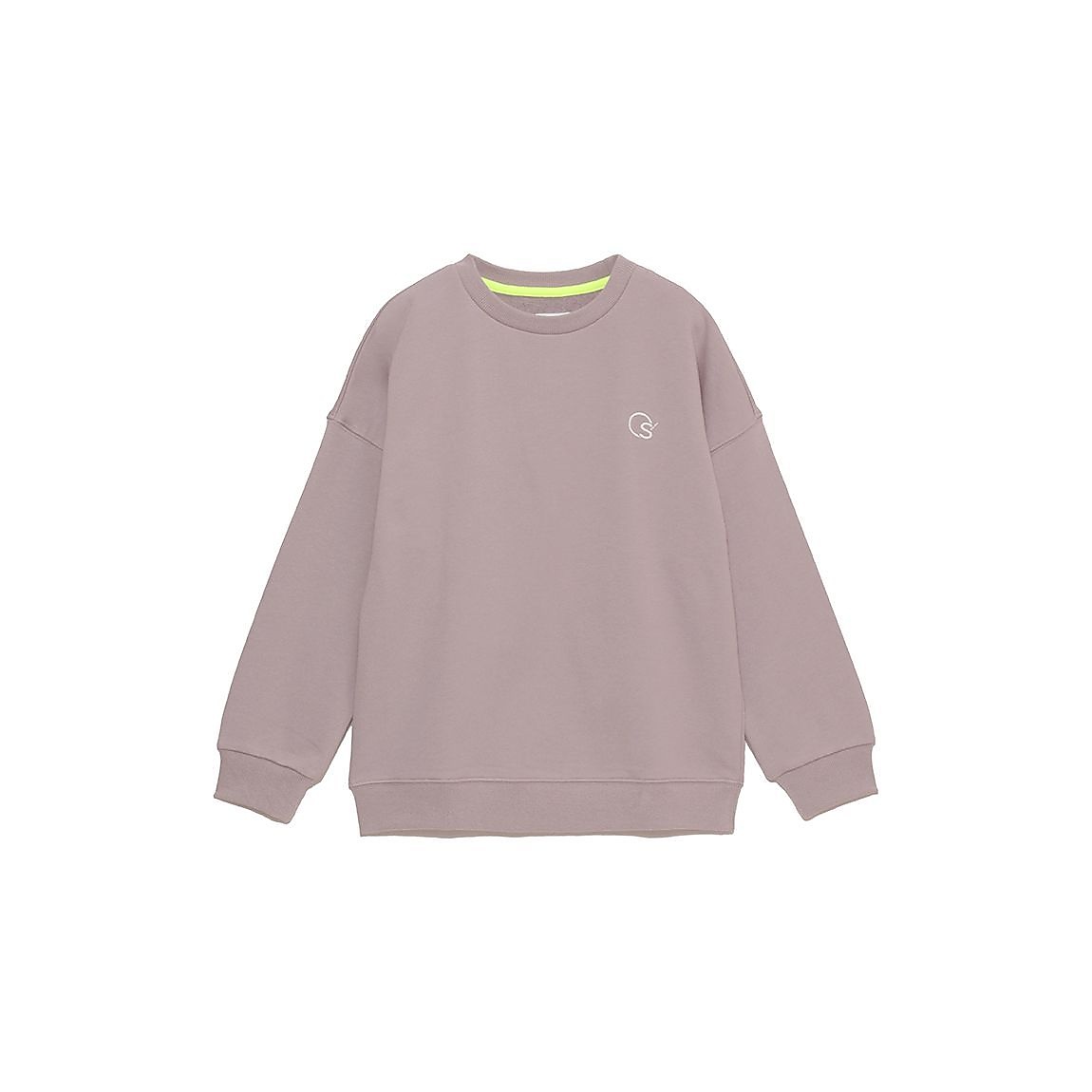 コットン裏毛スエット リフレクタークルーネック JUNIOR