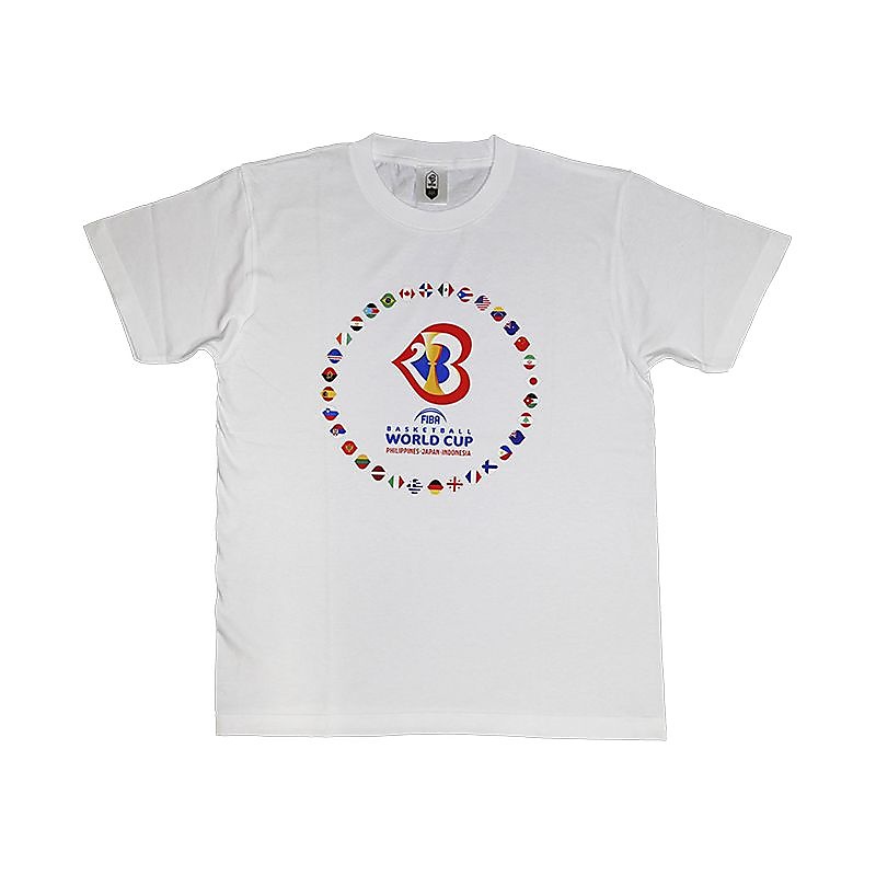 FIBA2023 Tシャツ ALL FLAG