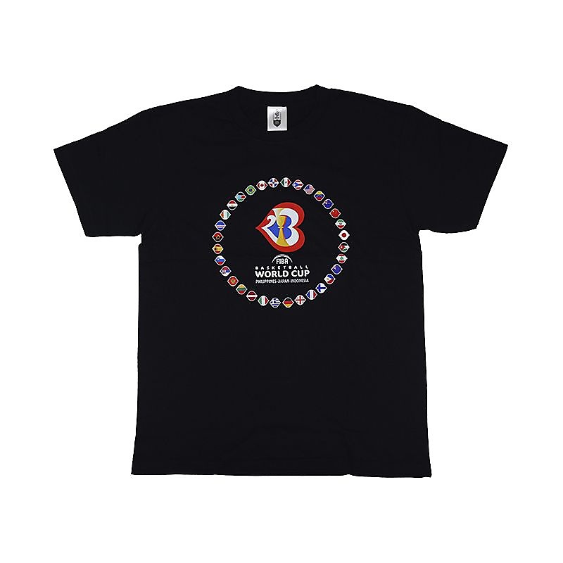 FIBA2023 Tシャツ ALL FLAG