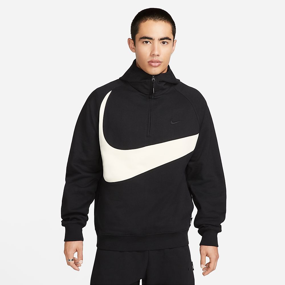 ナイキ スウッシュ フリース ハーフジップ L/S フーディ