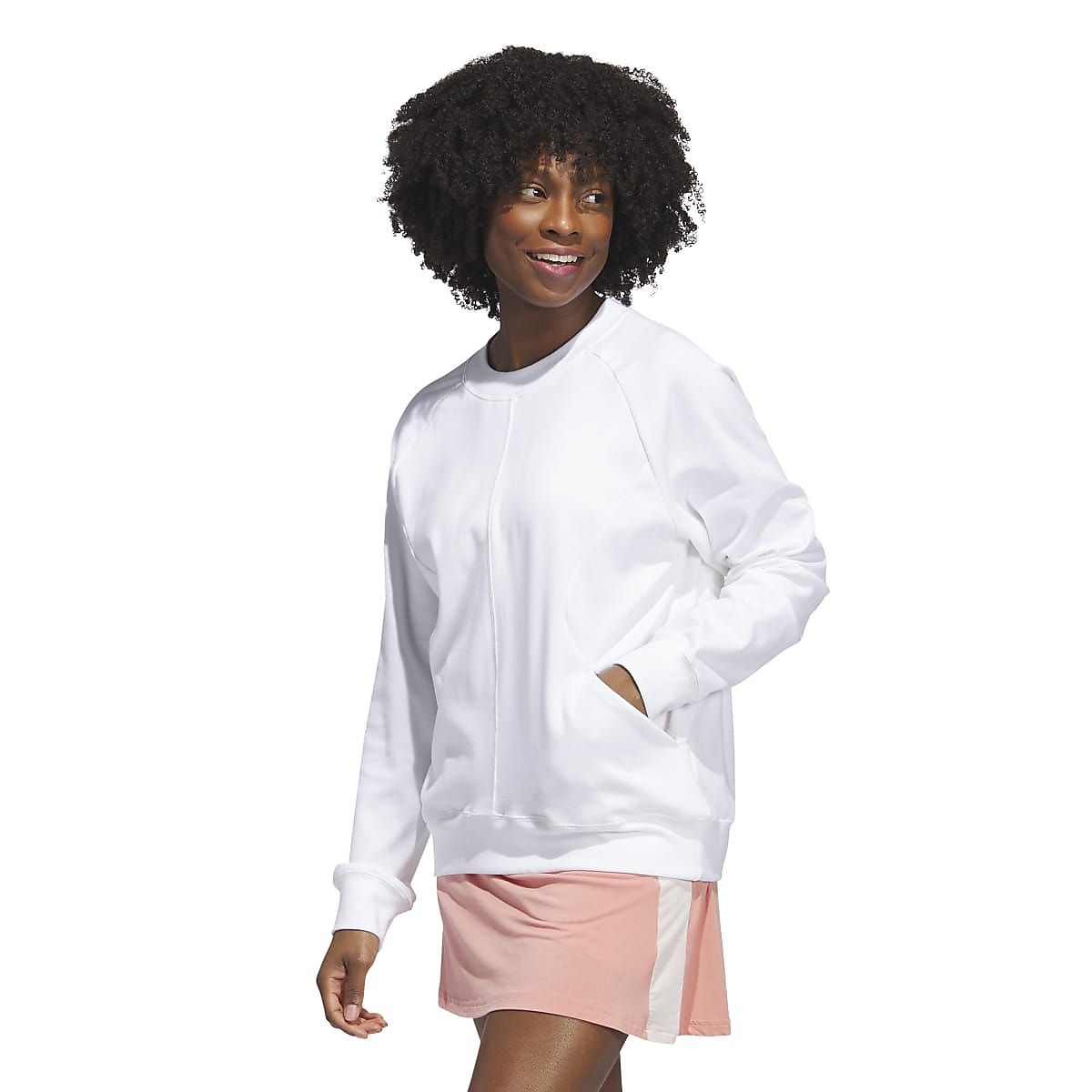 クルーネック　長袖スウェット