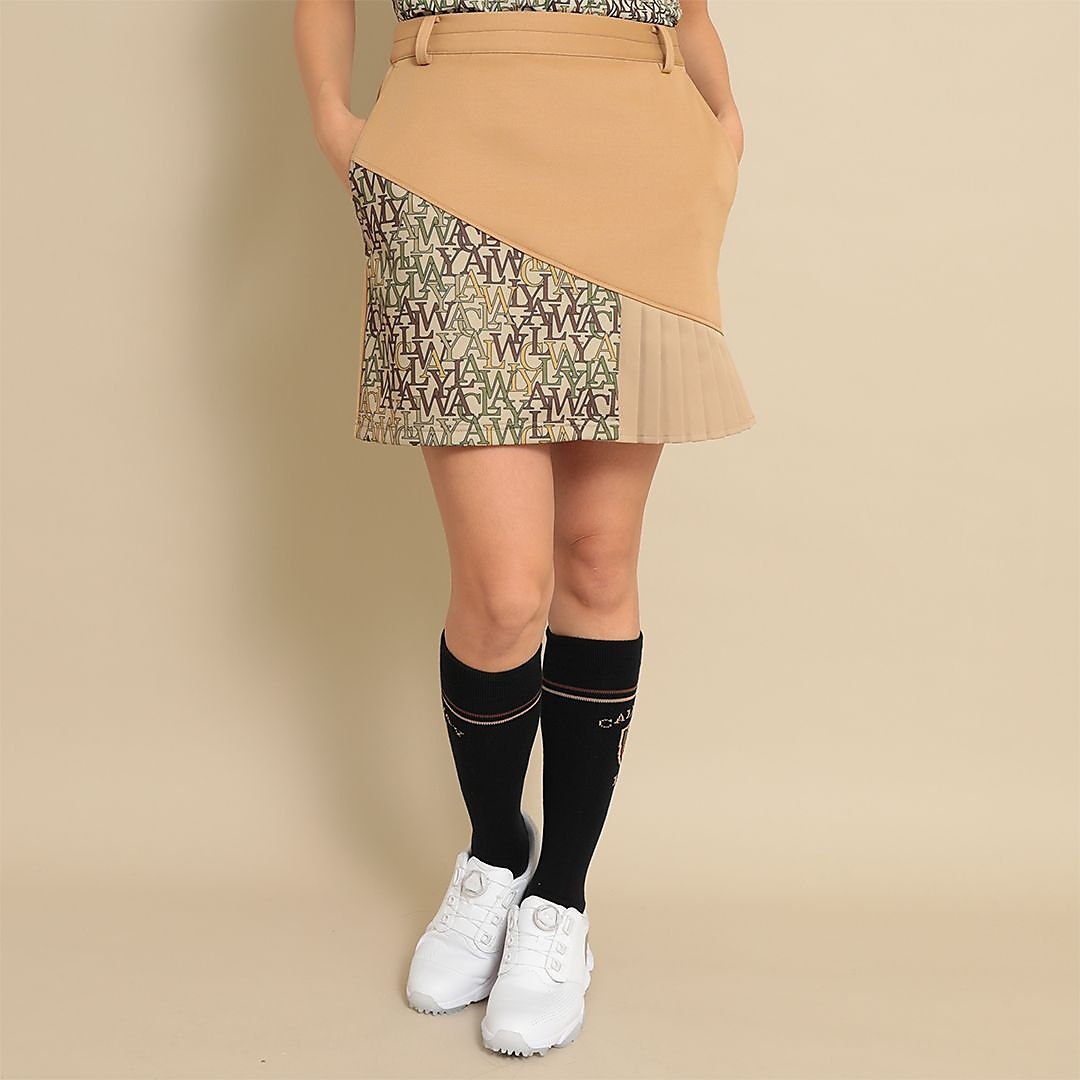 ロゴプリントダンボールスカート