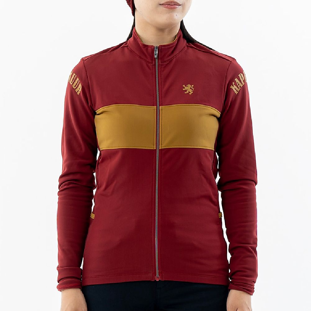 サーマルジャージ　ヴィンテージスタイル　ボルドー