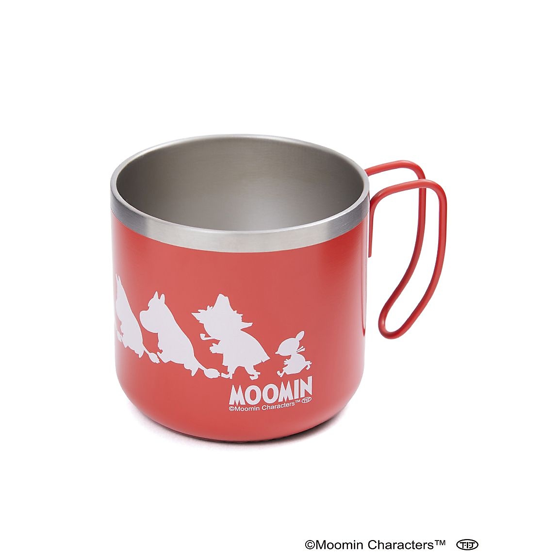 ダブルステンレスマグカップ 350(ムーミン)レッド