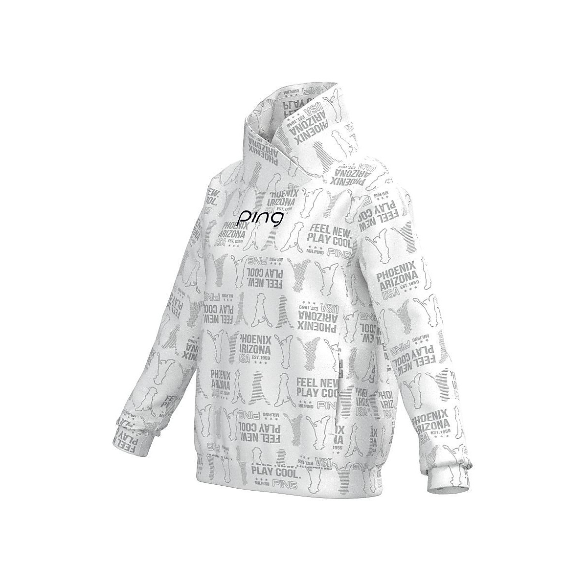 ＭＲ．ＰＩＮＧアルファベットシャドー柄ハイネック