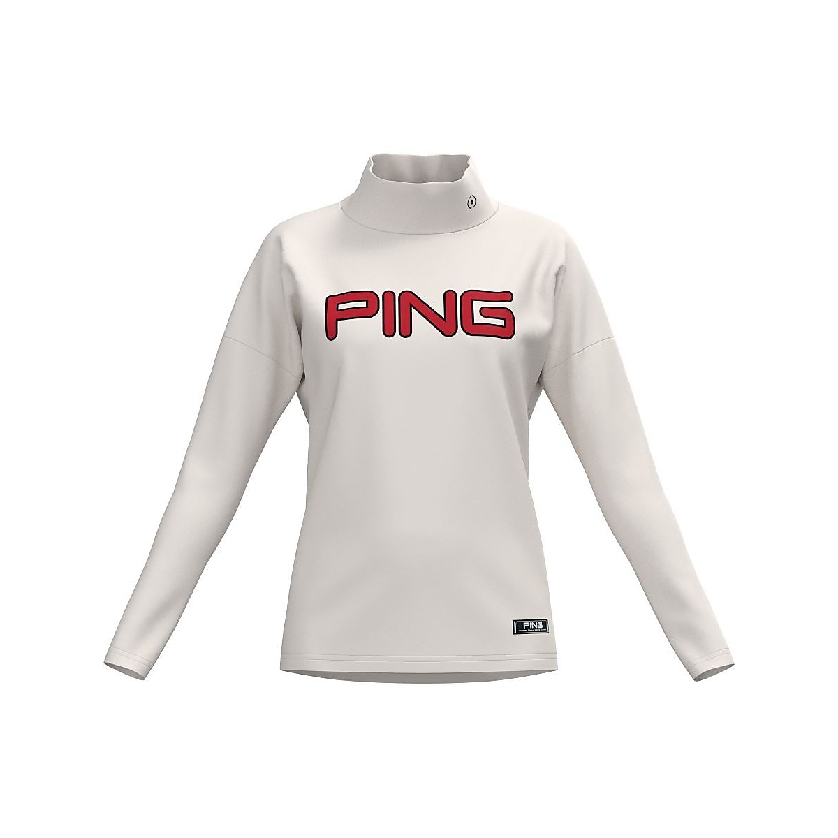 裏起毛ハイテンションピケハイネックシャツ