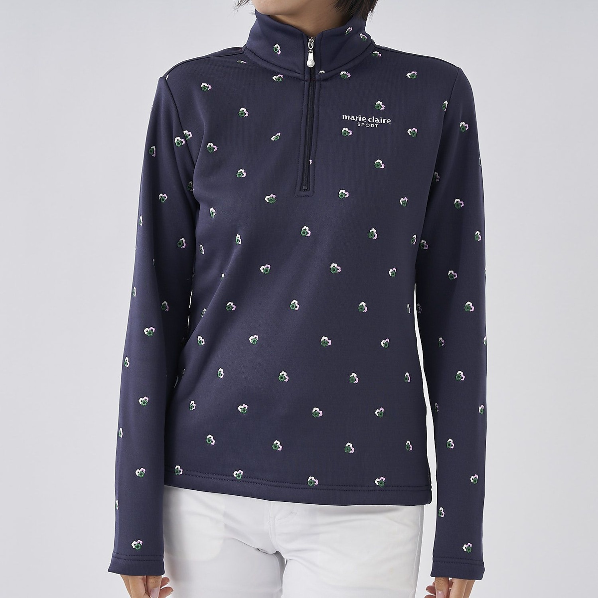 マリクレール　ナガソデ　シャツ　ガラ