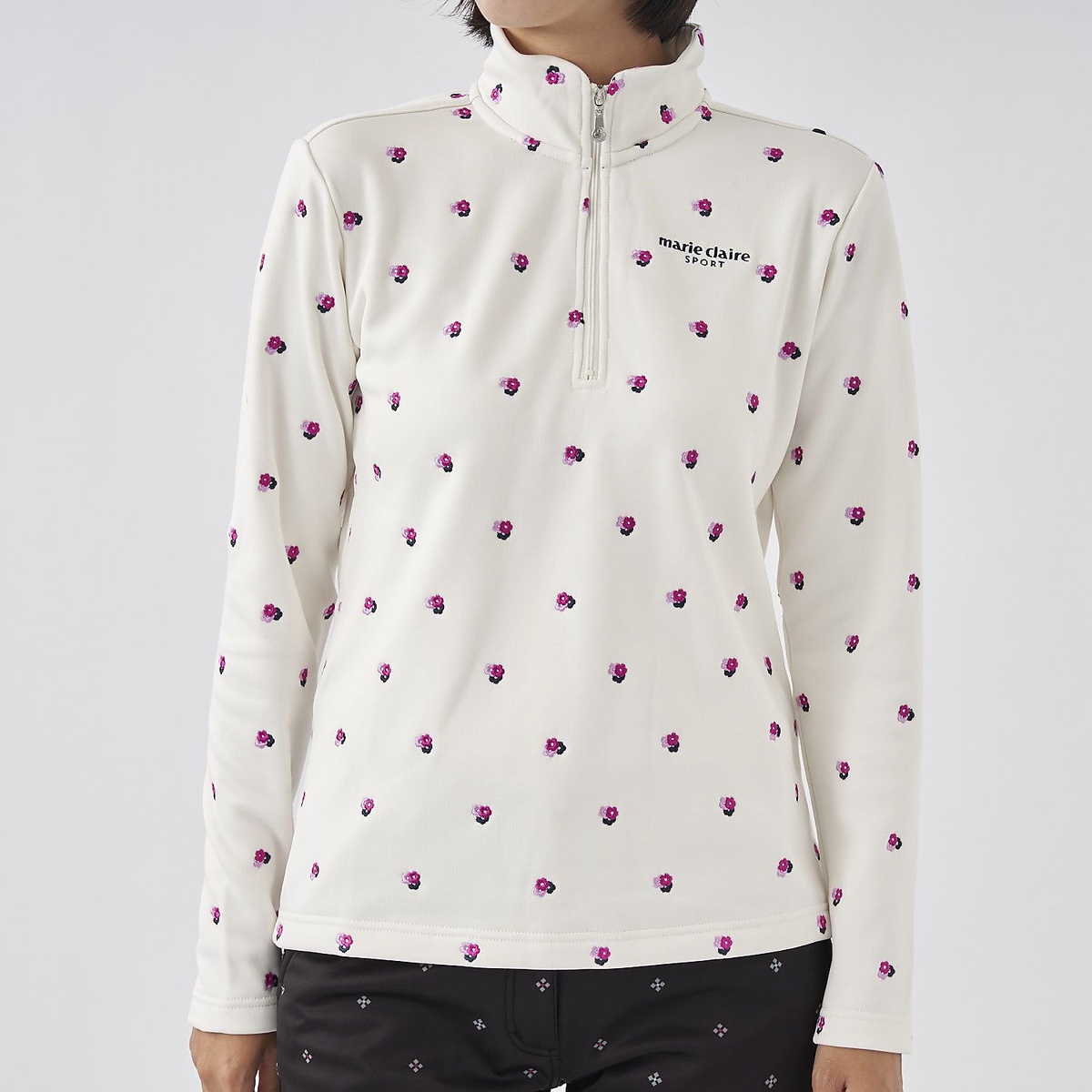 マリクレール　ナガソデ　シャツ　ガラ