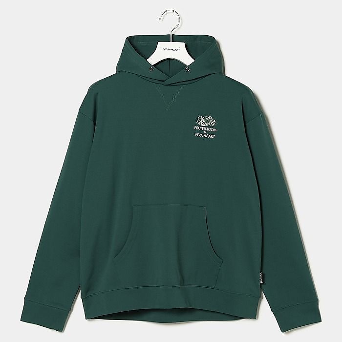 ビバハート　メンズ　ＦＲＵＩＴコラボ　メカニカルストレッチウラケパーカー