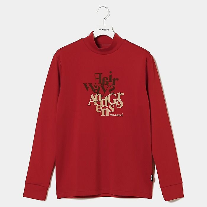 ビバハート　メンズ　ストレッチダンボールモックネック