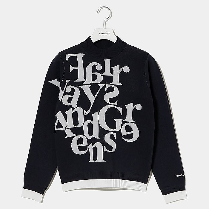 ビバハート　レディース　タイポグラフィＪＱニット