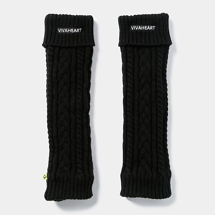 ビバハート　レディース　ケーブルアミウラボアリバーシブルレッグウォーマー