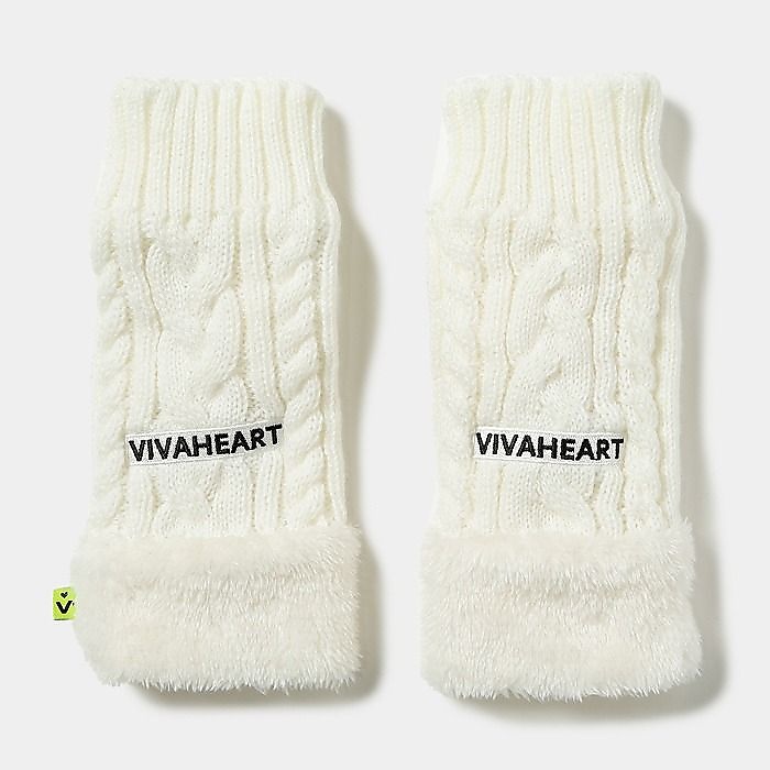 ビバハート　レディース　ケーブルアミウラボアハンドウォーマー