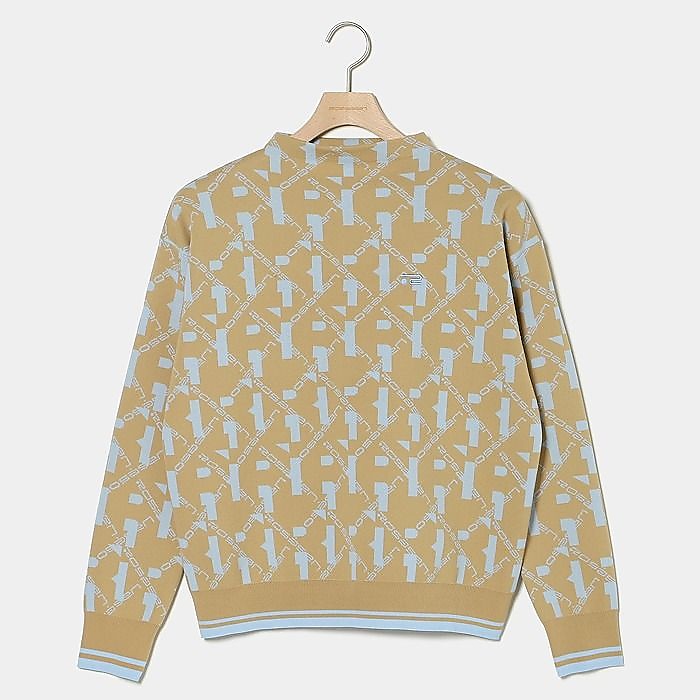 ロサーセン　レディース　モノグラムジャカードエコニット