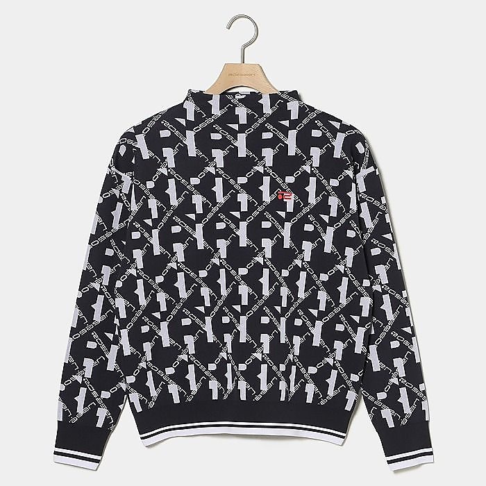 ロサーセン　レディース　モノグラムジャカードエコニット