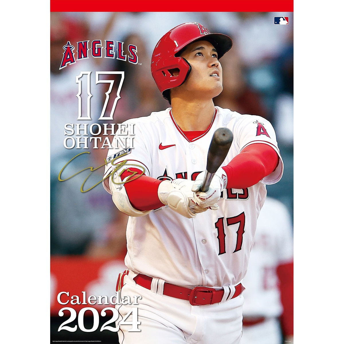 大谷翔平 2024年壁掛けカレンダー