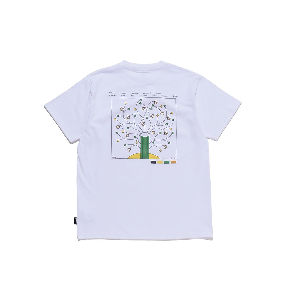 LANTERN BIOTOPE T-SHIRT S WHITE