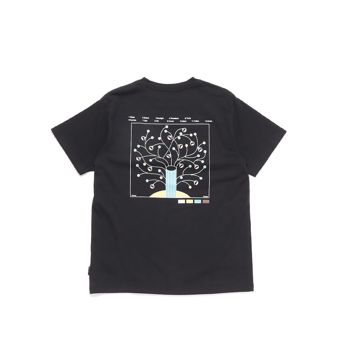 LANTERN BIOTOPE T-SHIRT S BLACK