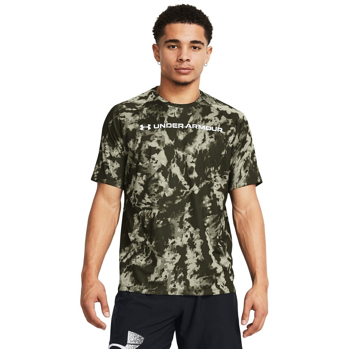 UA TECH ABC CAMO SS