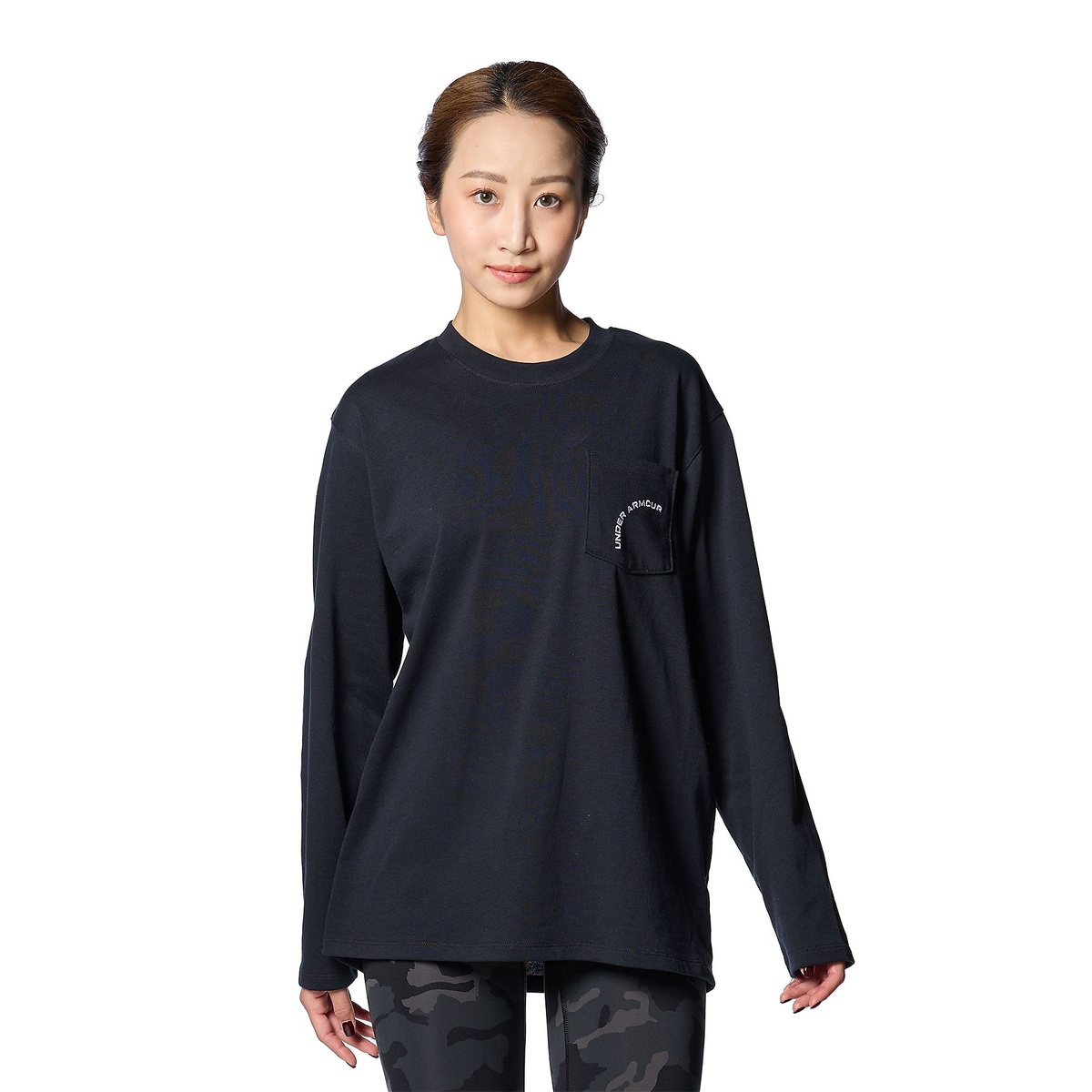 UA HW OVERSIZE GRAPHIC LONG SLEEVE T-SHIRT