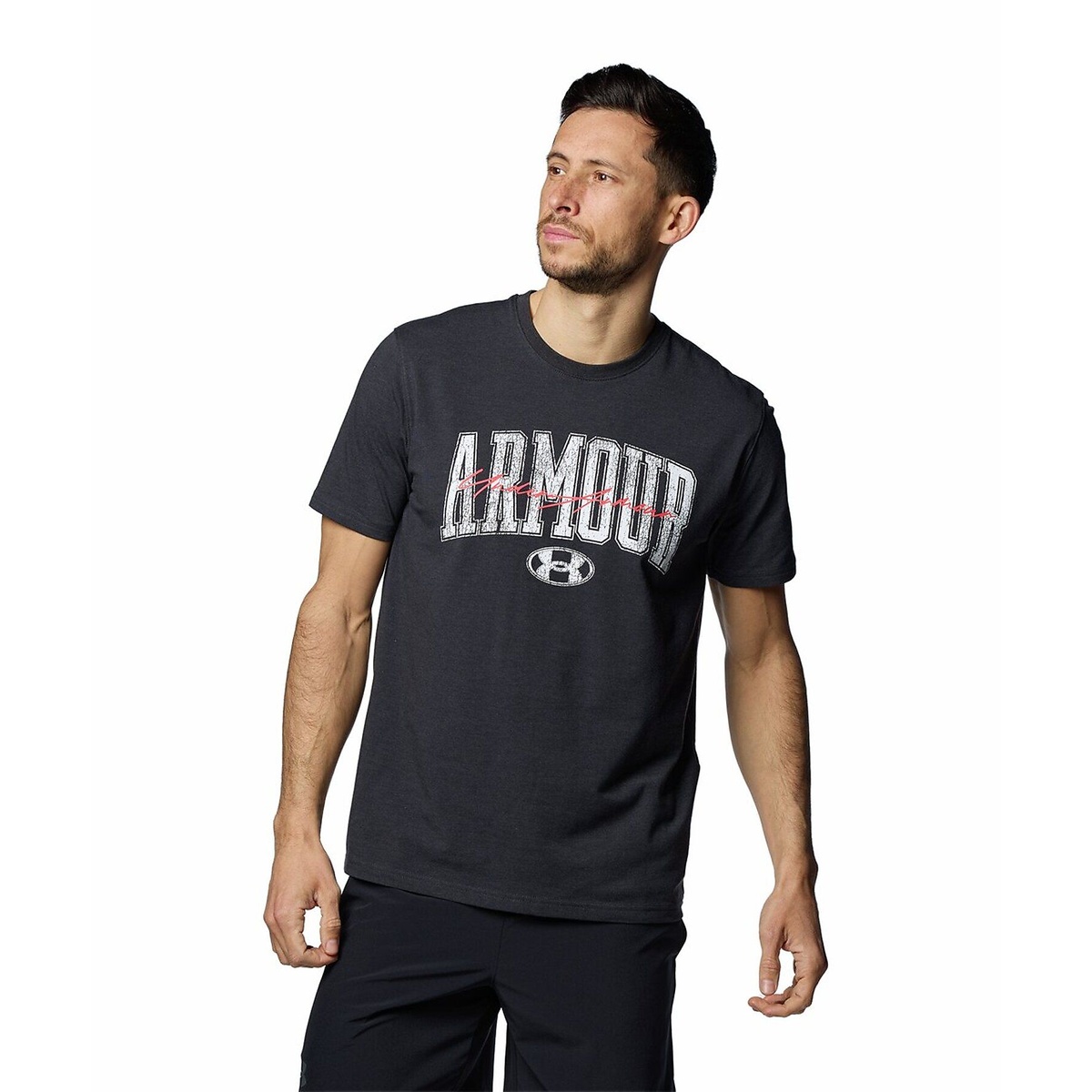 UA CHARGED COTTON SS GRAPHIC