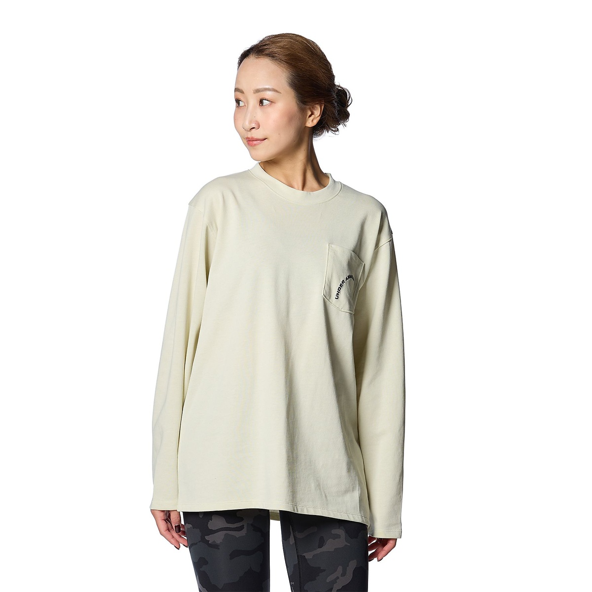 UA HW OVERSIZE GRAPHIC LONG SLEEVE T-SHIRT