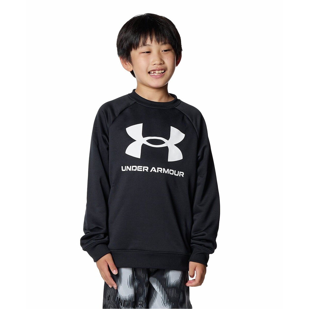 UA TECH TERRY LOGO CREW