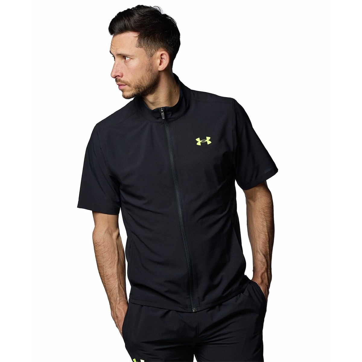 UA FRESH WOVEN SS FZ