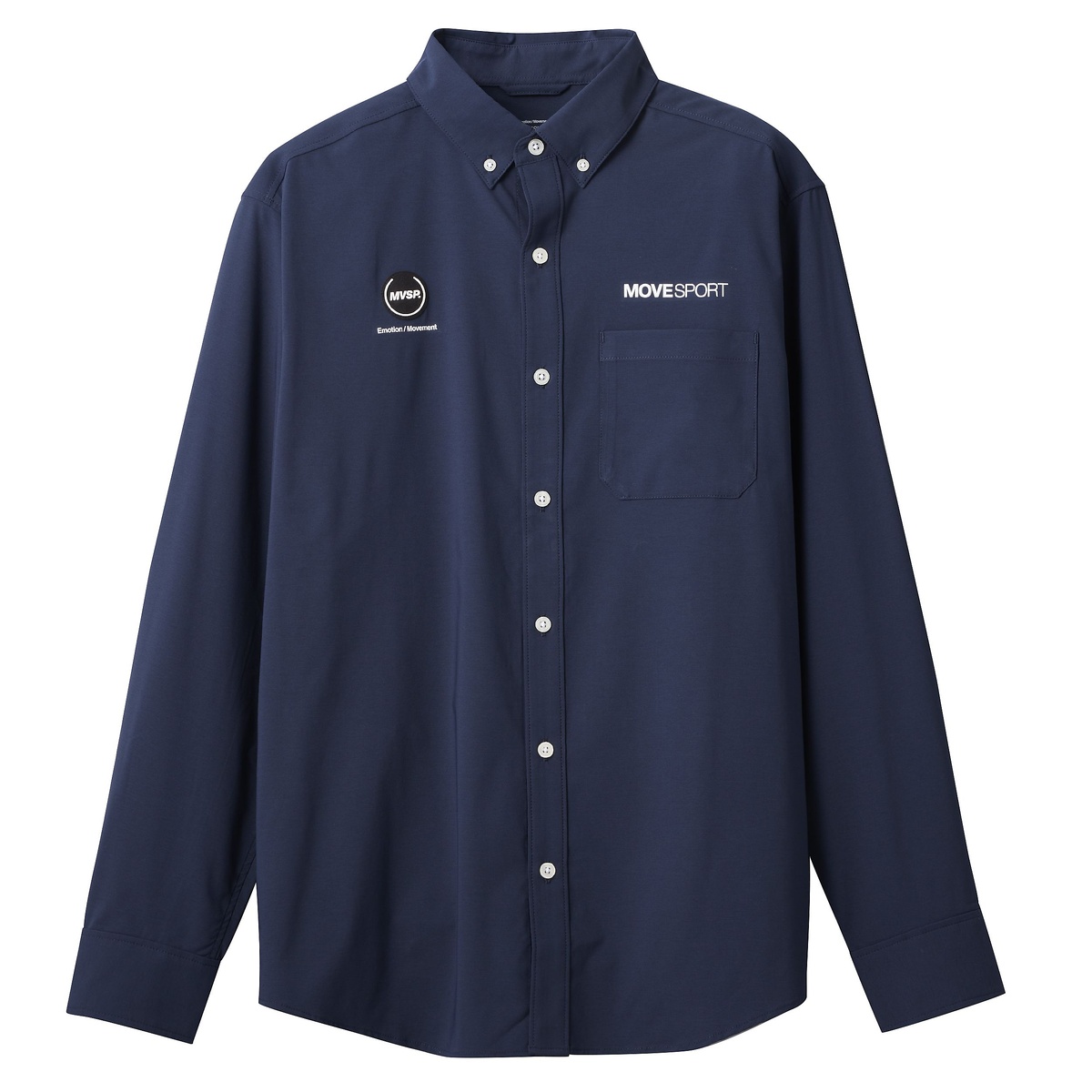 ソフトストレッチ ボタンダウン ロングスリーブシャツ