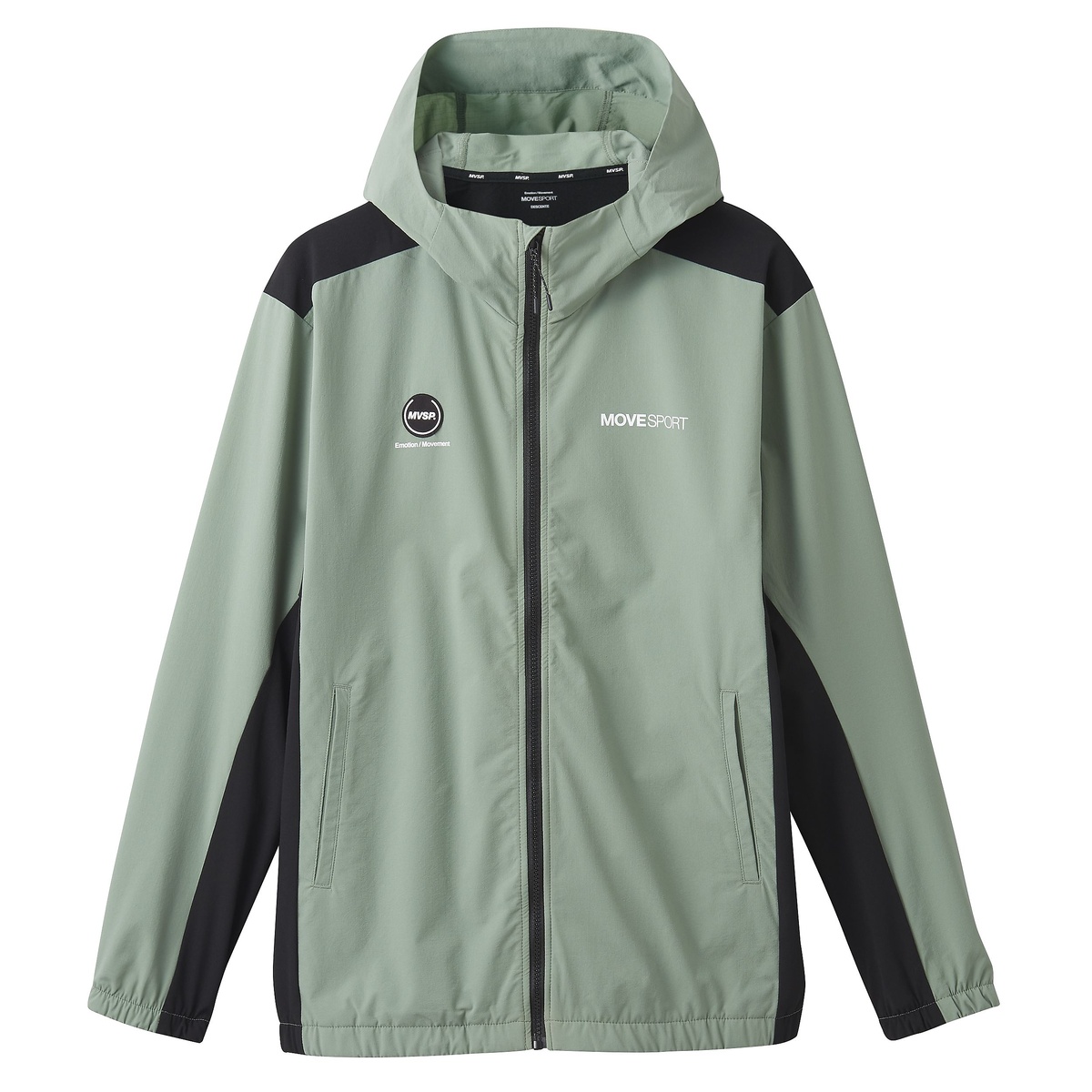 AIRY TRANSFER ライトリップ フードロゴ フルジップフーディー