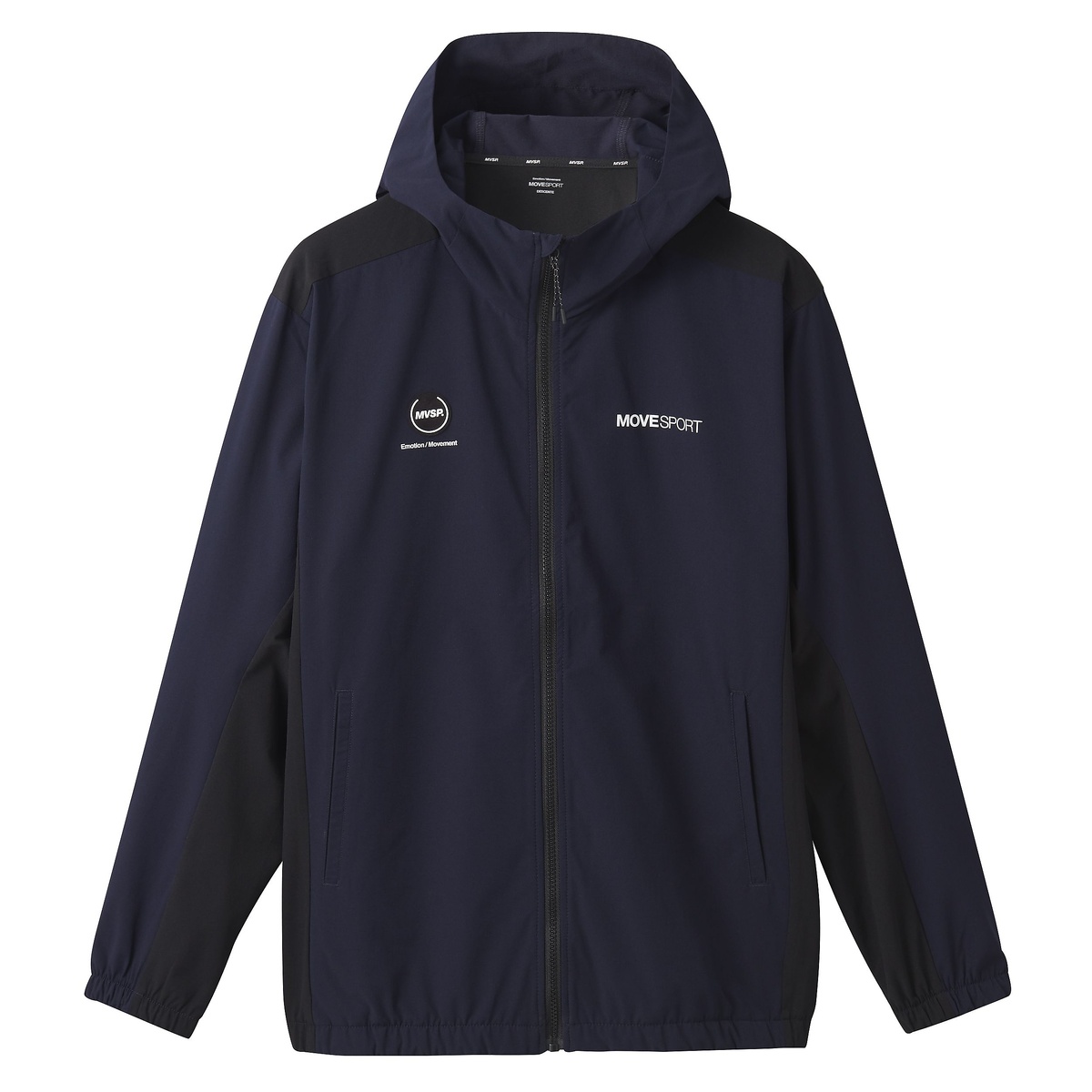 AIRY TRANSFER ライトリップ フードロゴ フルジップフーディー