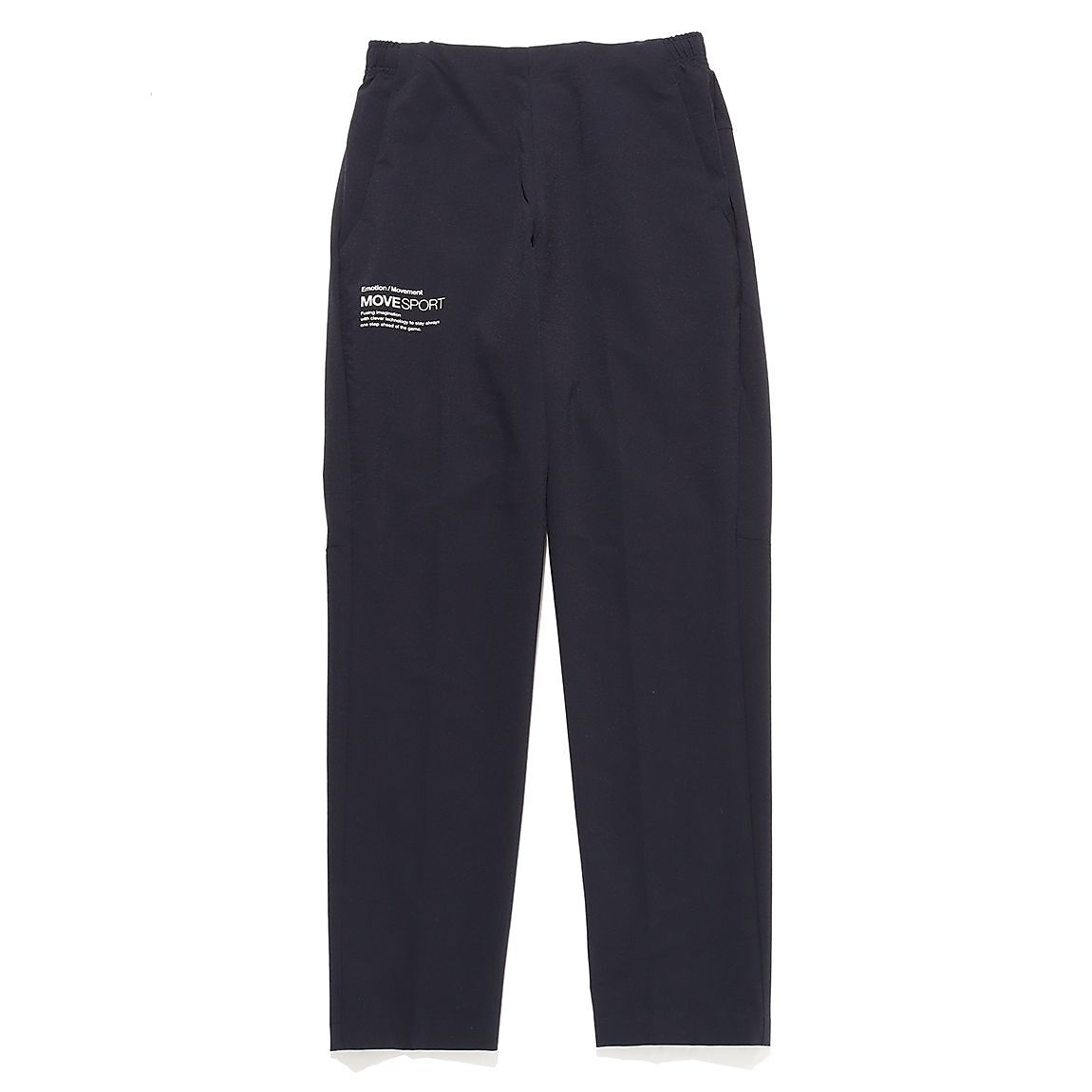 AIRY TRANSFER スパンライク オーセンティックロゴ テーパードパンツ