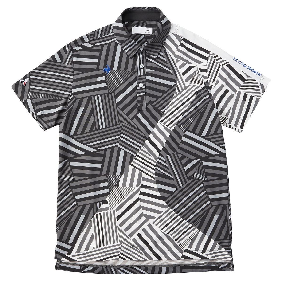 【ストレッチフォーサー】フレンチボーダー半袖シャツ